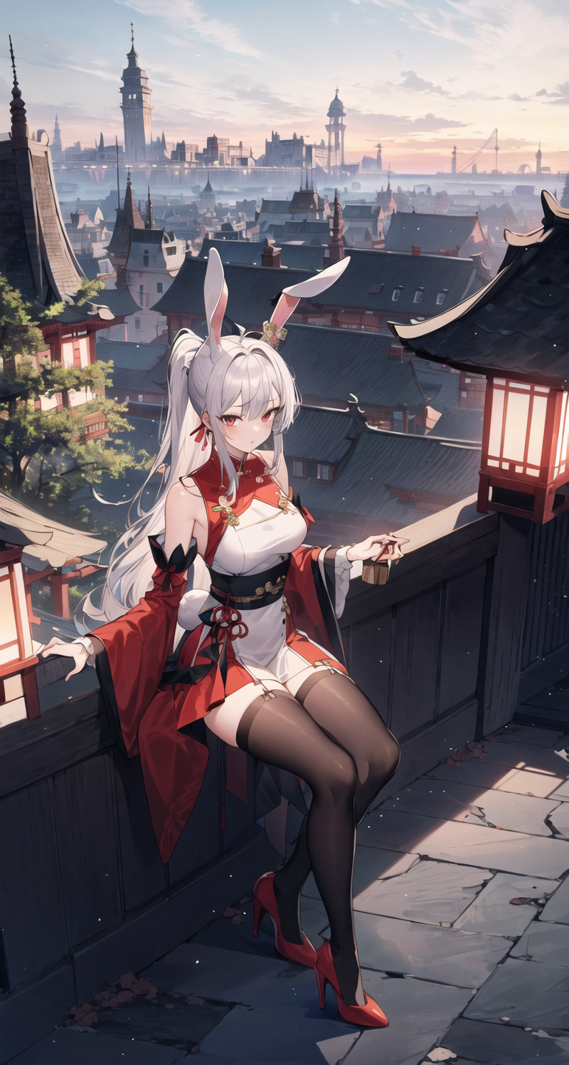 02345-4288566871-masterpiece, best quality,1girl, animal_ears, architecture, bangs, bridge, building, castle, city, cityscape, detached_sleeves,.png